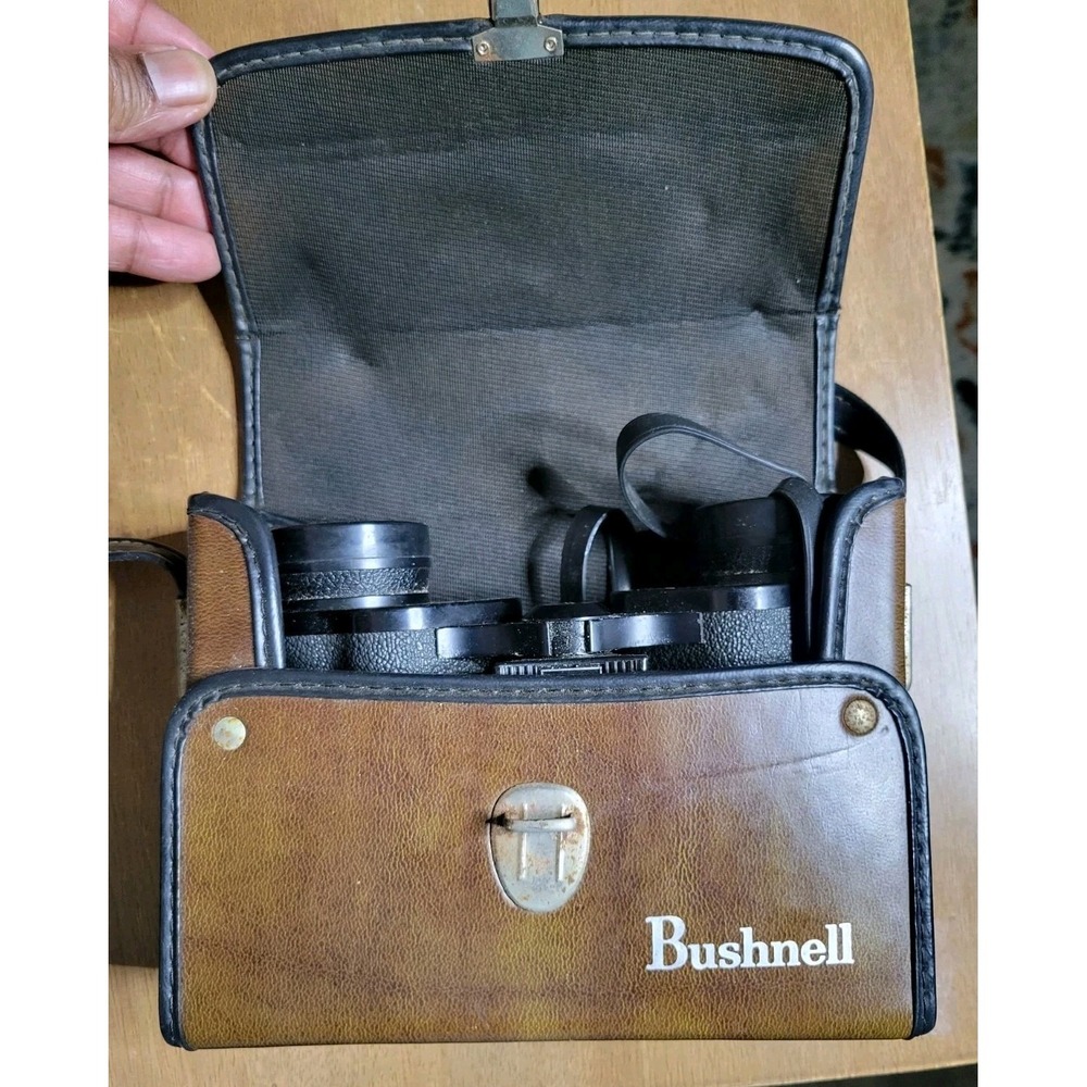 Vintage Bushnell Zoom Insta-Focus BINOCULARS 7X35 Sportview with carryon case - Picture 10 of 16